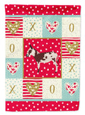 American Spotted Donkey Love House Flag 28x40 Porch Sleeve Pole Decorative Outside Yard Banner Artwork Wall Hanging, Polyester