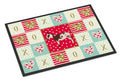 American Spotted Donkey Love Doormat Indoor Outdoor 18H X 27W Front Door Mat Rugs for Entryway, Non Slip Washable