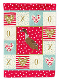 Dutch Hook Bill Duck Love House Flag 28x40 Porch Sleeve Pole Decorative Outside Yard Banner Artwork Wall Hanging, Polyester