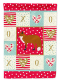 Red Fox Love Garden Flag Mailbox Decorative Yard Banner Outside Patio Artwork for Flower Beds, Garden Size, Multicolor
