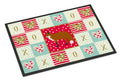 Red Fox Love Doormat Indoor Outdoor 18H X 27W Front Door Mat Rugs for Entryway, Non Slip Washable