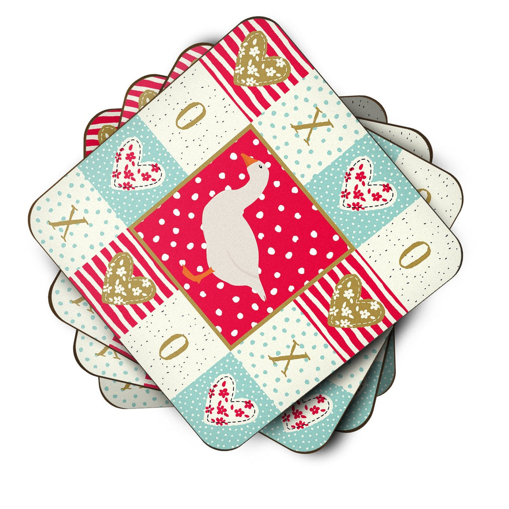 Shire Horse Love Foam Coasters Set of 4 Cup Coasters for Indoor Outdoor, Tabletop Protection, Anti Slip, Mouse pad Material