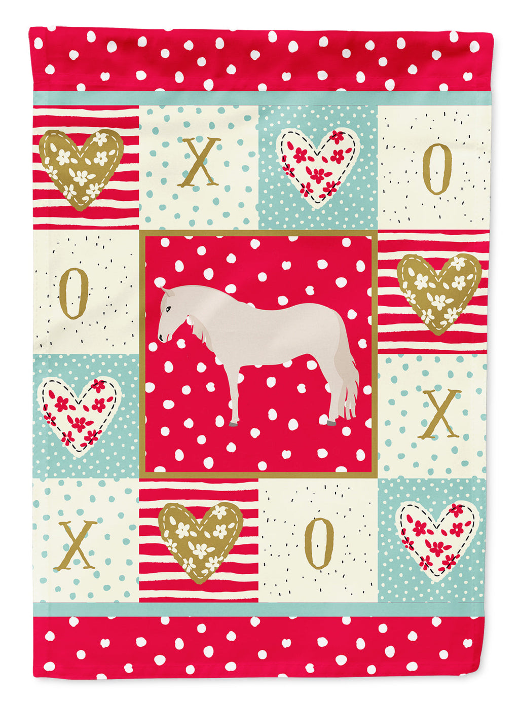 Paso Fino Horse Love Garden Flag Mailbox Decorative Yard Banner Outside Patio Artwork for Flower Beds, Garden Size, Multicolor