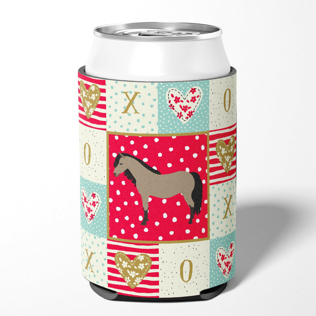 Welsh Pony Horse Love Can or Bottle Hugger Cooler Sleeve for Standard 12 oz Cans, Insulated Foam Beer & Soda Can Hugger Reusable