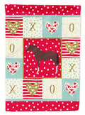 English Thoroughbred Horse Love Garden Flag Mailbox Decorative Yard Banner Outside Patio Artwork for Flower Beds, Garden Size, Multicolor