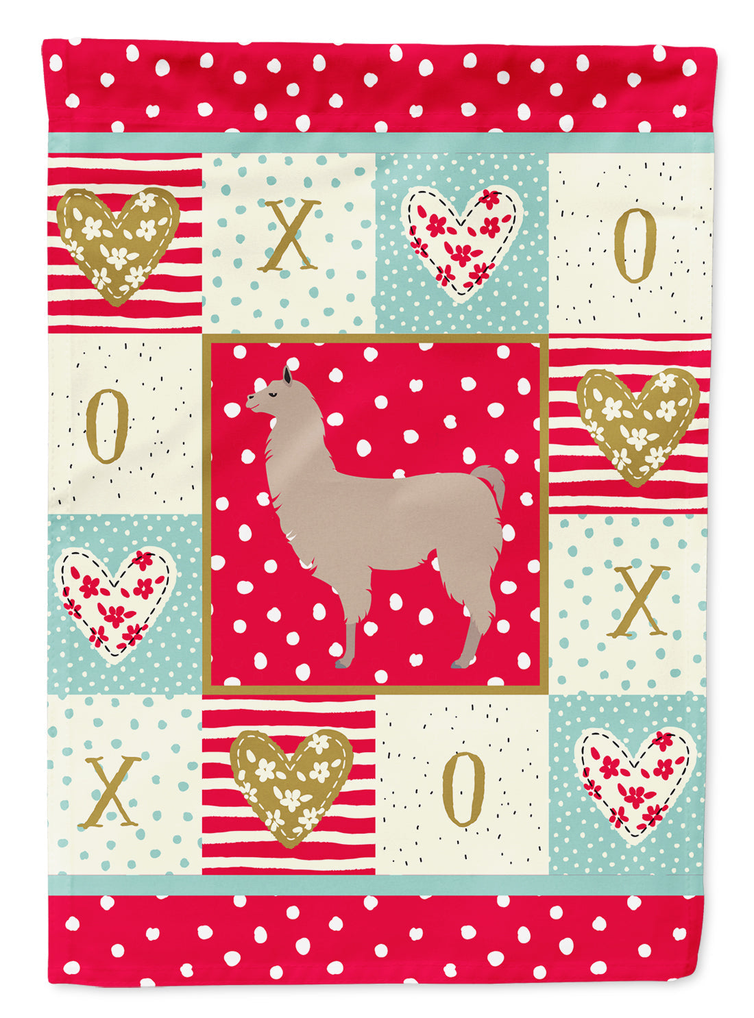 Llama Love Garden Flag Mailbox Decorative Yard Banner Outside Patio Artwork for Flower Beds, Garden Size, Multicolor