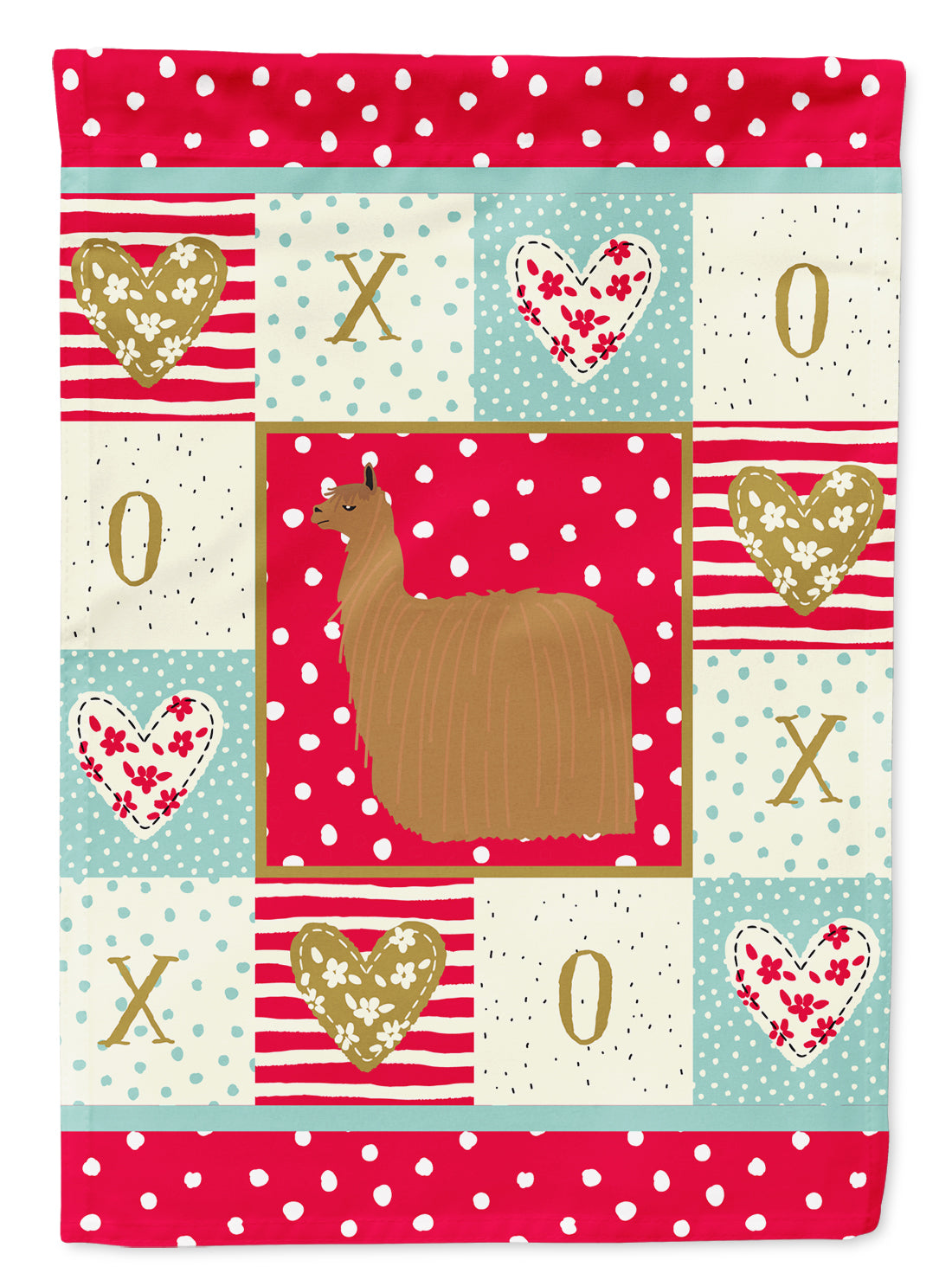Alpaca Suri Love Garden Flag Mailbox Decorative Yard Banner Outside Patio Artwork for Flower Beds, Garden Size, Multicolor