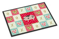Gloucester Old Spot Pig Love Doormat Indoor Outdoor 18H X 27W Front Door Mat Rugs for Entryway, Non Slip Washable
