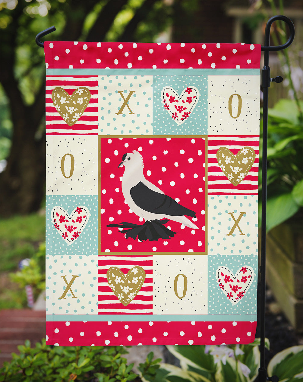 Saxon Fairy Swallow Pigeon Love Garden Flag Mailbox Decorative Yard Banner Outside Patio Artwork for Flower Beds, Garden Size, Multicolor