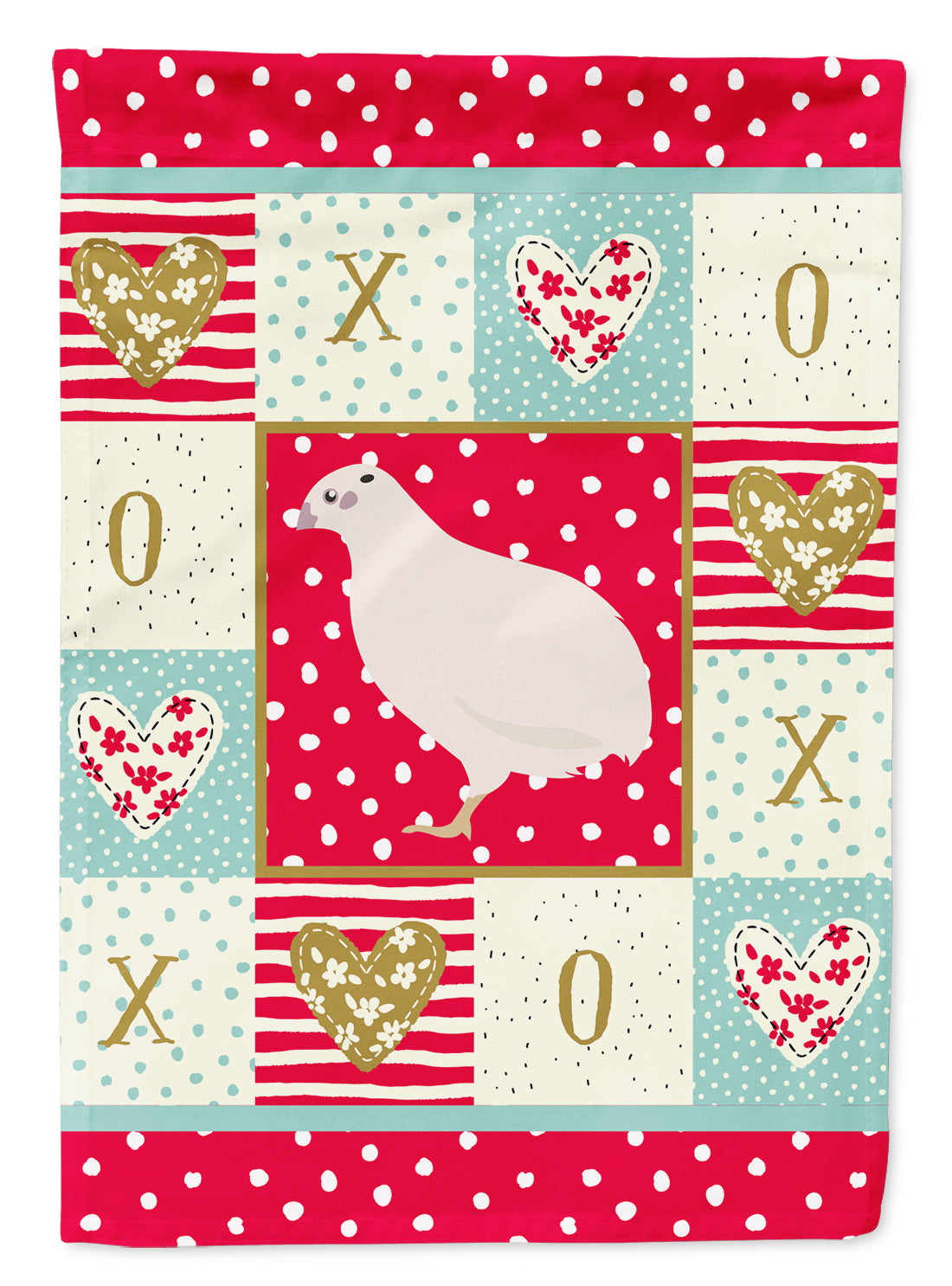 Texas Quail Love Garden Flag Mailbox Decorative Yard Banner Outside Patio Artwork for Flower Beds, Garden Size, Multicolor
