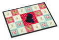 Norfolk Black Turkey Love Doormat Indoor Outdoor 18H X 27W Front Door Mat Rugs for Entryway, Non Slip Washable