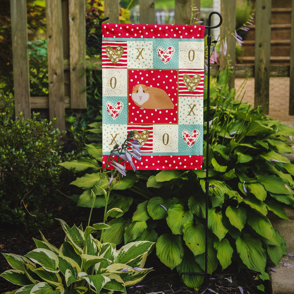 American Guinea Pig Love Garden Flag Mailbox Decorative Yard Banner Outside Patio Artwork for Flower Beds, Garden Size, Multicolor