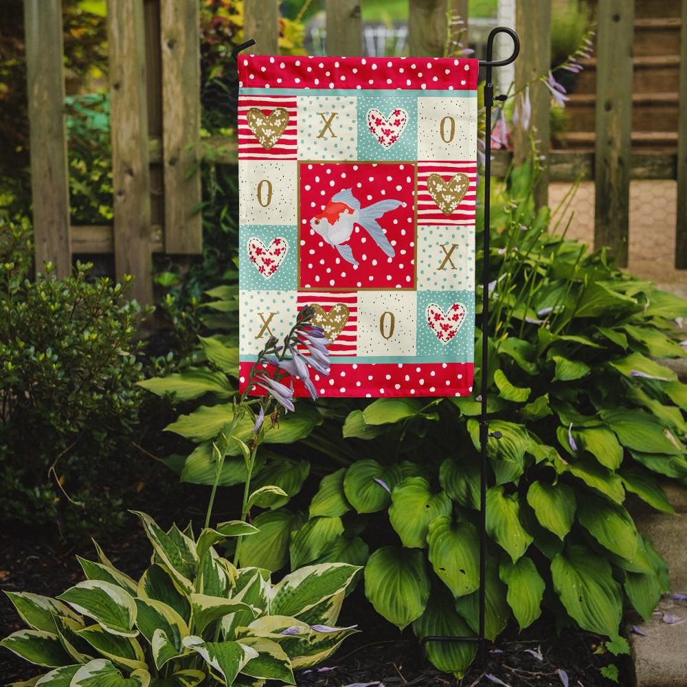 Tamasaba Goldfish Love Garden Flag Mailbox Decorative Yard Banner Outside Patio Artwork for Flower Beds, Garden Size, Multicolor