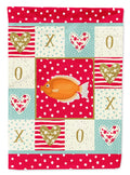 Kissing Gourami Love Garden Flag Mailbox Decorative Yard Banner Outside Patio Artwork for Flower Beds, Garden Size, Multicolor