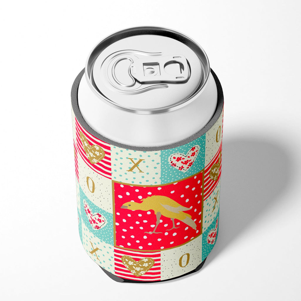 Belgian Hunchback Canary Love Can or Bottle Hugger Cooler Sleeve for Standard 12 oz Cans, Insulated Foam Beer & Soda Can Hugger Reusable