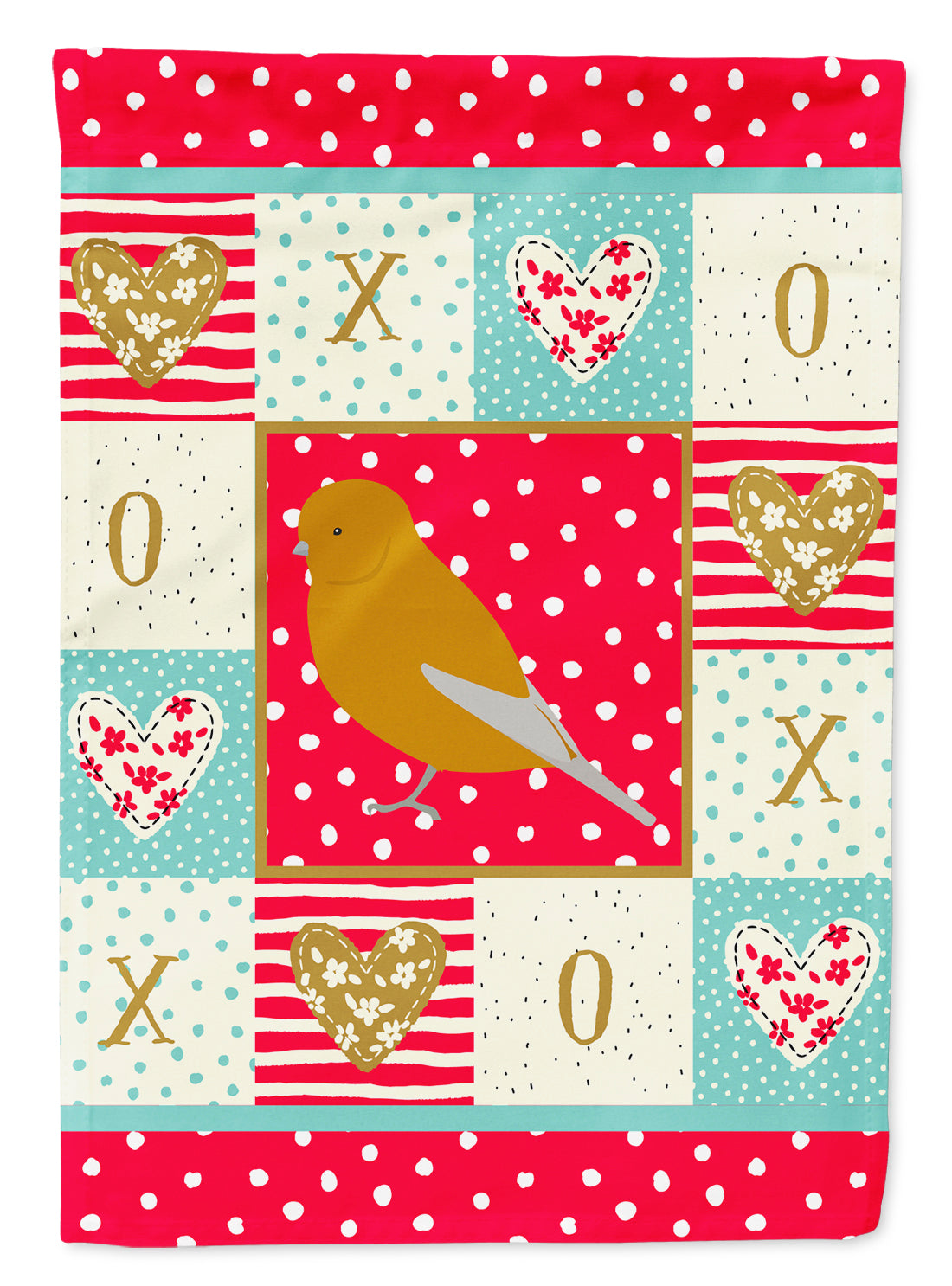 Norwich Canary Love Garden Flag Mailbox Decorative Yard Banner Outside Patio Artwork for Flower Beds, Garden Size, Multicolor