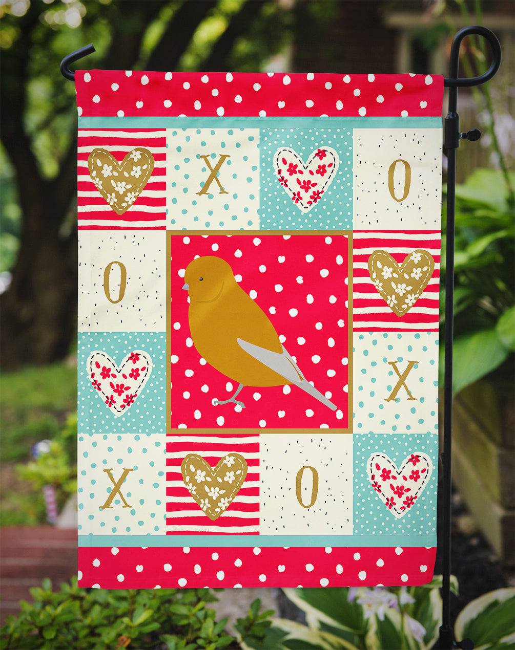 Norwich Canary Love Garden Flag Mailbox Decorative Yard Banner Outside Patio Artwork for Flower Beds, Garden Size, Multicolor