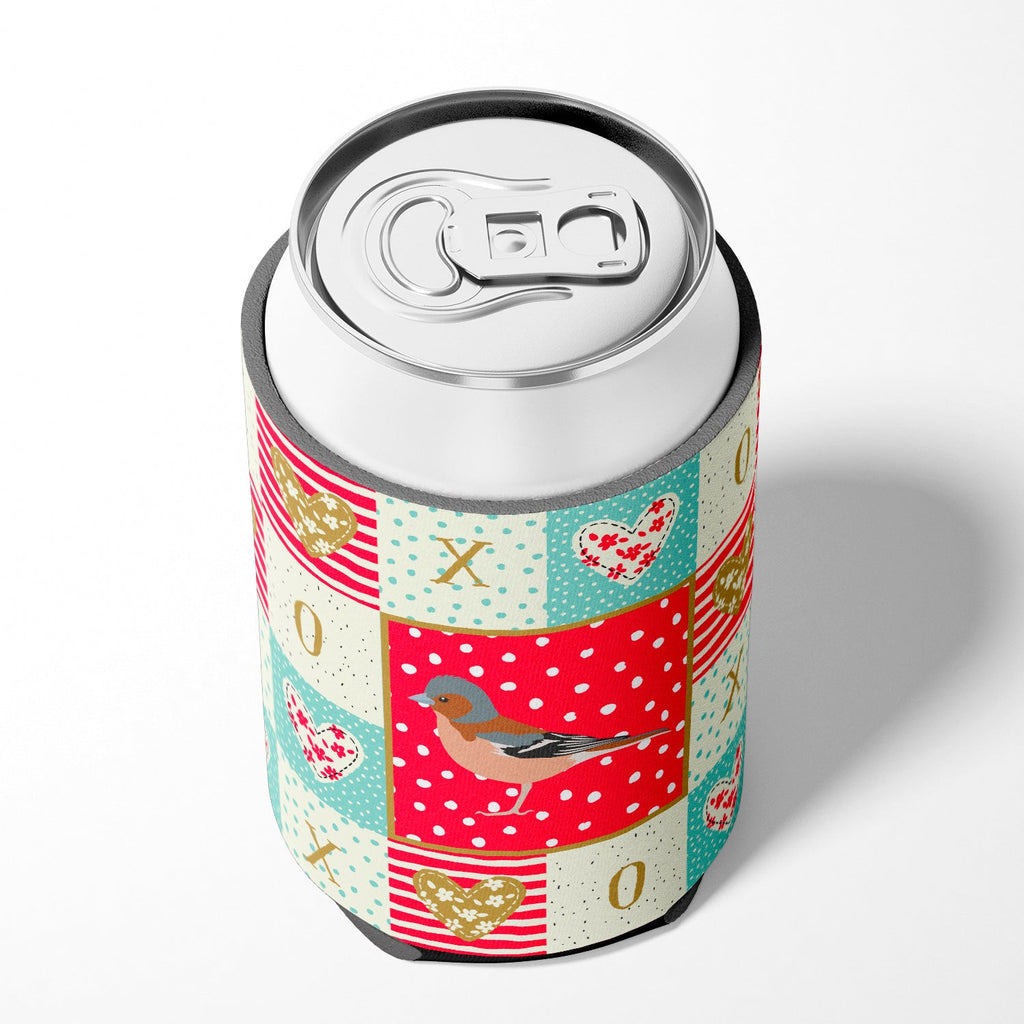 Finch Love Can or Bottle Hugger Cooler Sleeve for Standard 12 oz Cans, Insulated Foam Beer & Soda Can Hugger Reusable