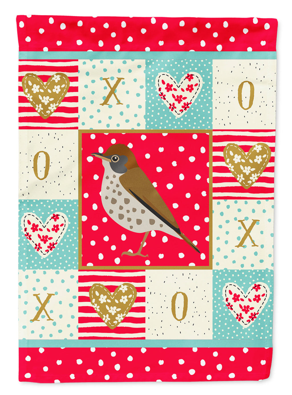 Thrush Love Garden Flag Mailbox Decorative Yard Banner Outside Patio Artwork for Flower Beds, Garden Size, Multicolor