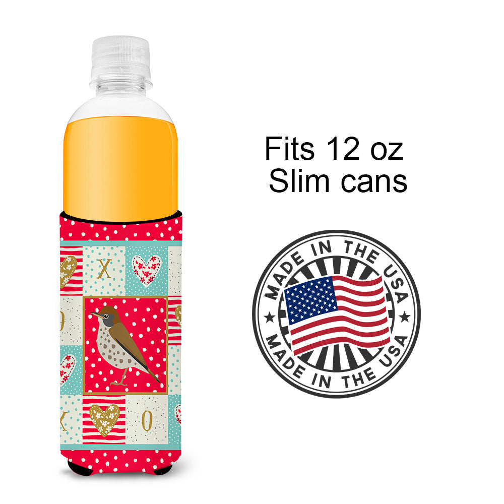 Thrush Love Slim Can Hugger , Insulated Foam Hugger for 12 oz Slim Cans, Beer Bottles & Water Bottles, Printed in USA