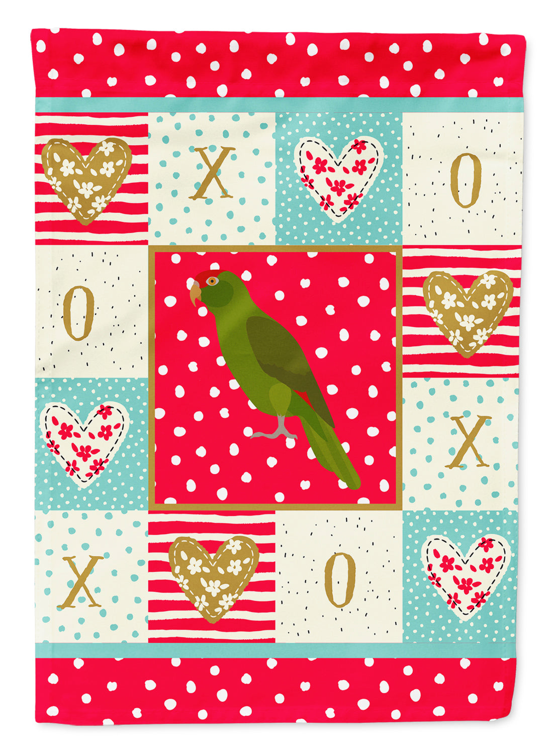 Amazon Parrot Love Garden Flag Mailbox Decorative Yard Banner Outside Patio Artwork for Flower Beds, Garden Size, Multicolor