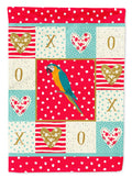 Macaw Love Garden Flag Mailbox Decorative Yard Banner Outside Patio Artwork for Flower Beds, Garden Size, Multicolor