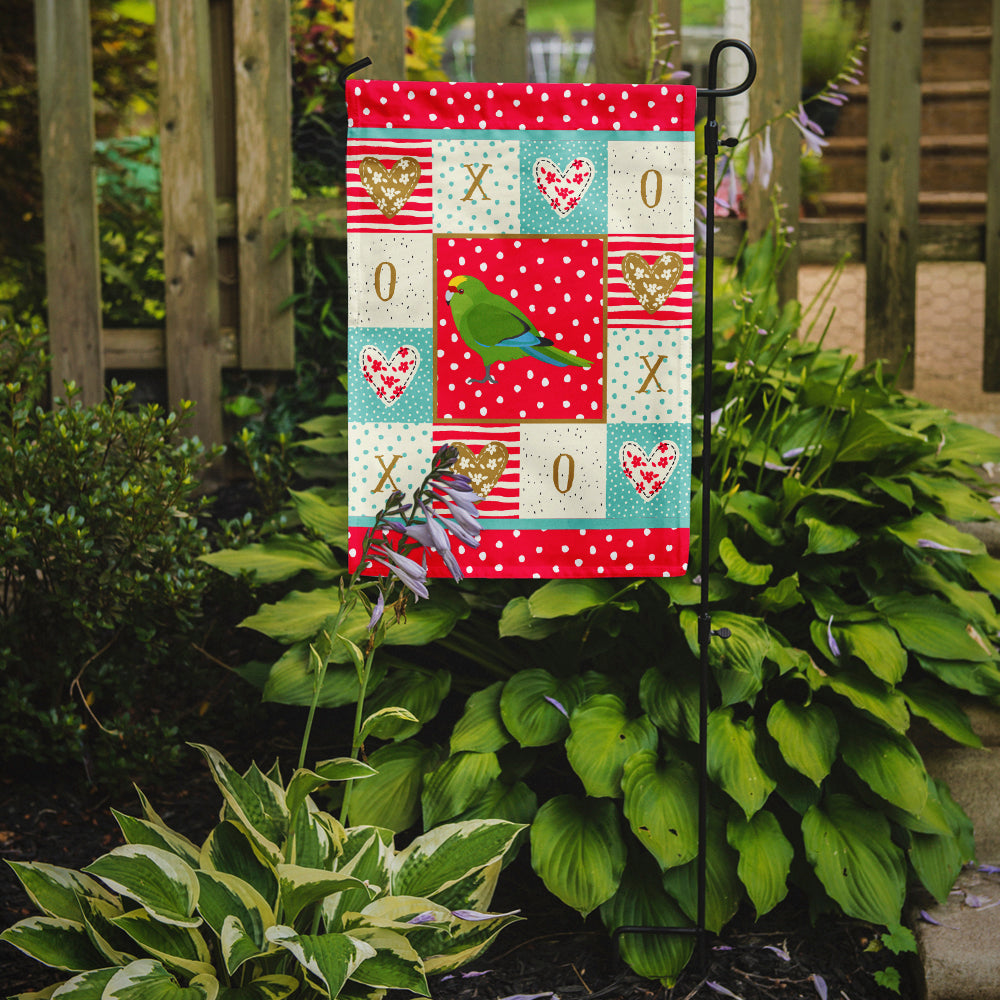 New Zealand Parakeet Love Garden Flag Mailbox Decorative Yard Banner Outside Patio Artwork for Flower Beds, Garden Size, Multicolor