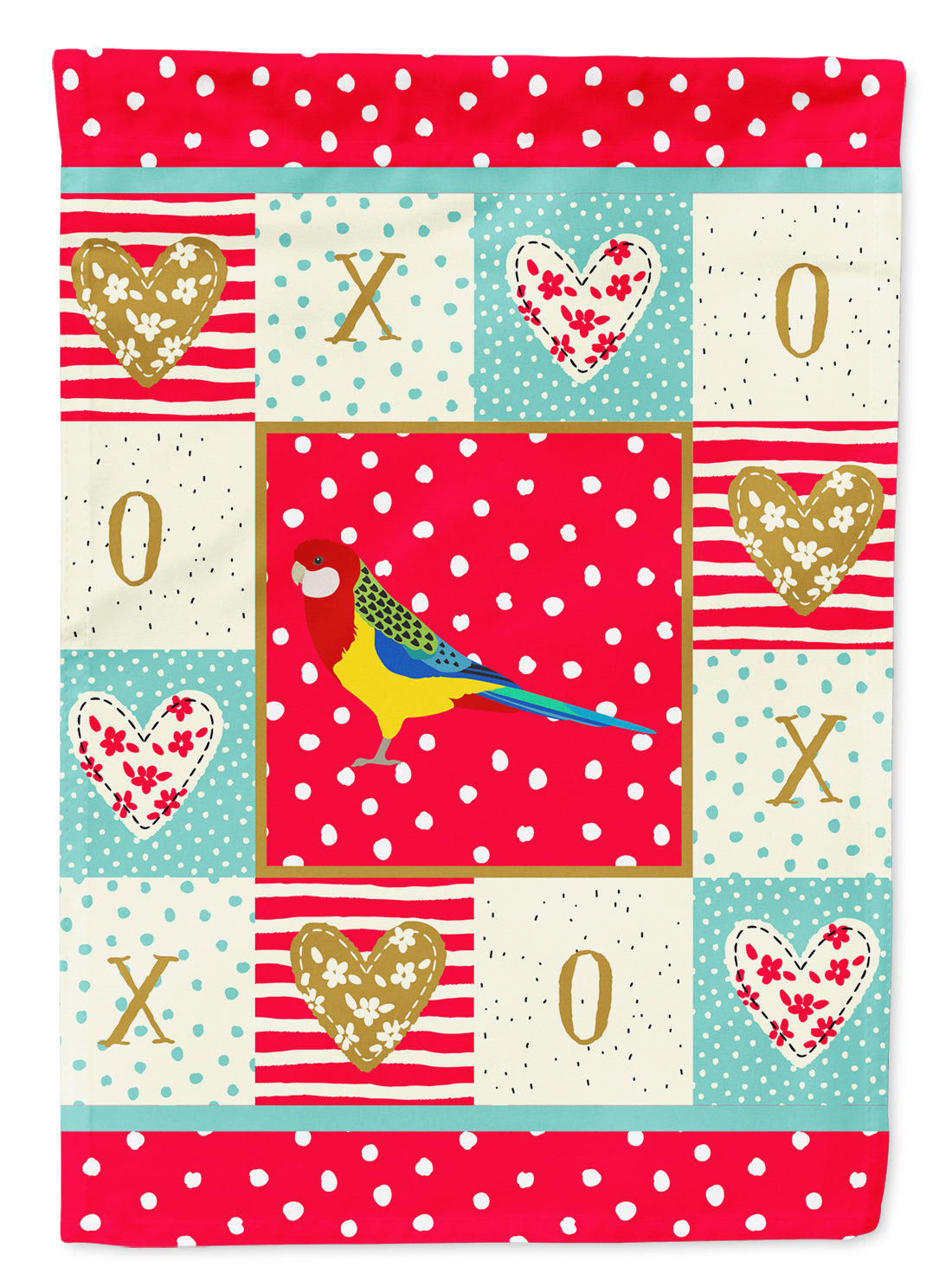 Rosella Love Garden Flag Mailbox Decorative Yard Banner Outside Patio Artwork for Flower Beds, Garden Size, Multicolor