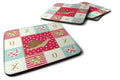 Garden Snail Foam Coasters Set of 4 Cup Coasters for Indoor Outdoor, Tabletop Protection, Anti Slip, Mouse pad Material