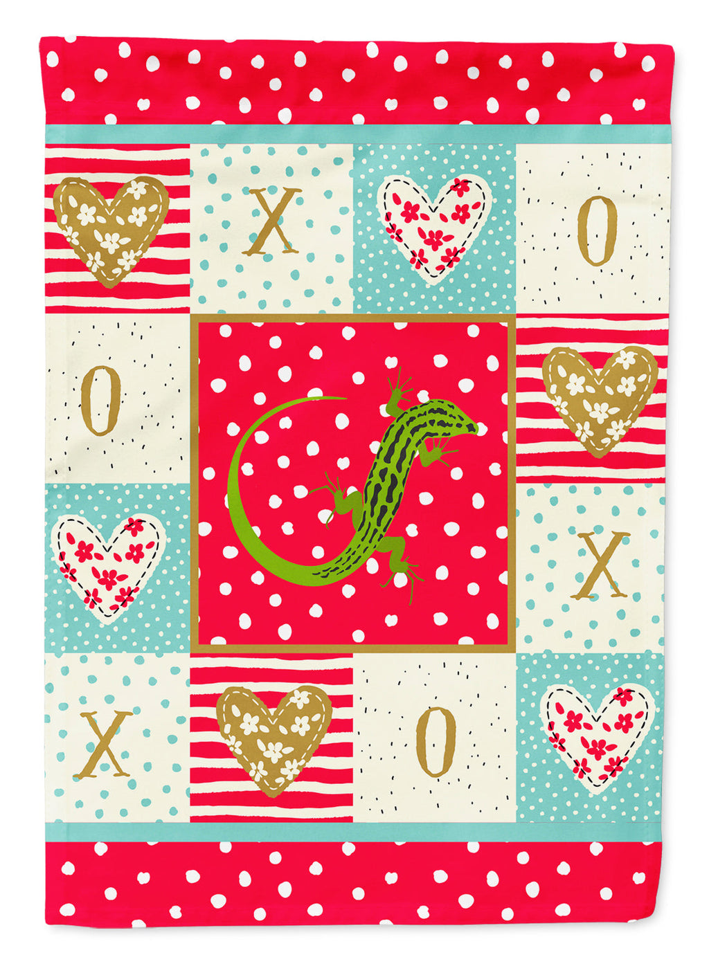 Lizard Garden Flag Mailbox Decorative Yard Banner Outside Patio Artwork for Flower Beds, Garden Size, Multicolor