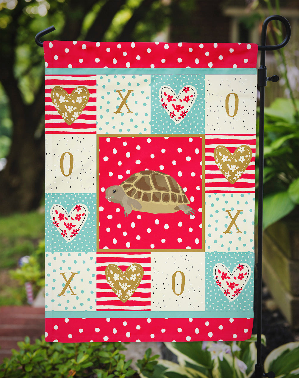 Turtle Garden Flag Mailbox Decorative Yard Banner Outside Patio Artwork for Flower Beds, Garden Size, Multicolor