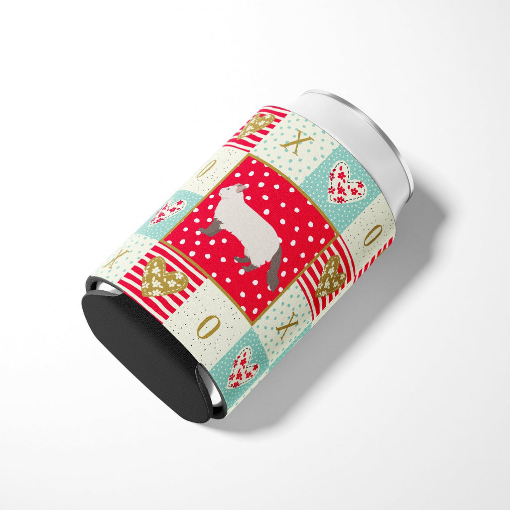 American Curl #2 Cat Love Can or Bottle Hugger Cooler Sleeve for Standard 12 oz Cans, Insulated Foam Beer & Soda Can Hugger Reusable