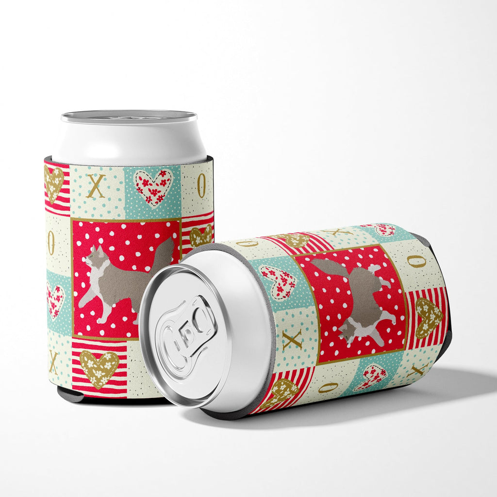 Asian Semi Longhaired Cat Love Can or Bottle Hugger Cooler Sleeve for Standard 12 oz Cans, Insulated Foam Beer & Soda Can Hugger Reusable
