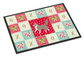 Asian Semi Longhaired Cat Love Doormat Indoor Outdoor 24H X 36W Front Door Mat Rugs for Entryway, Non Slip Washable Low Pile,