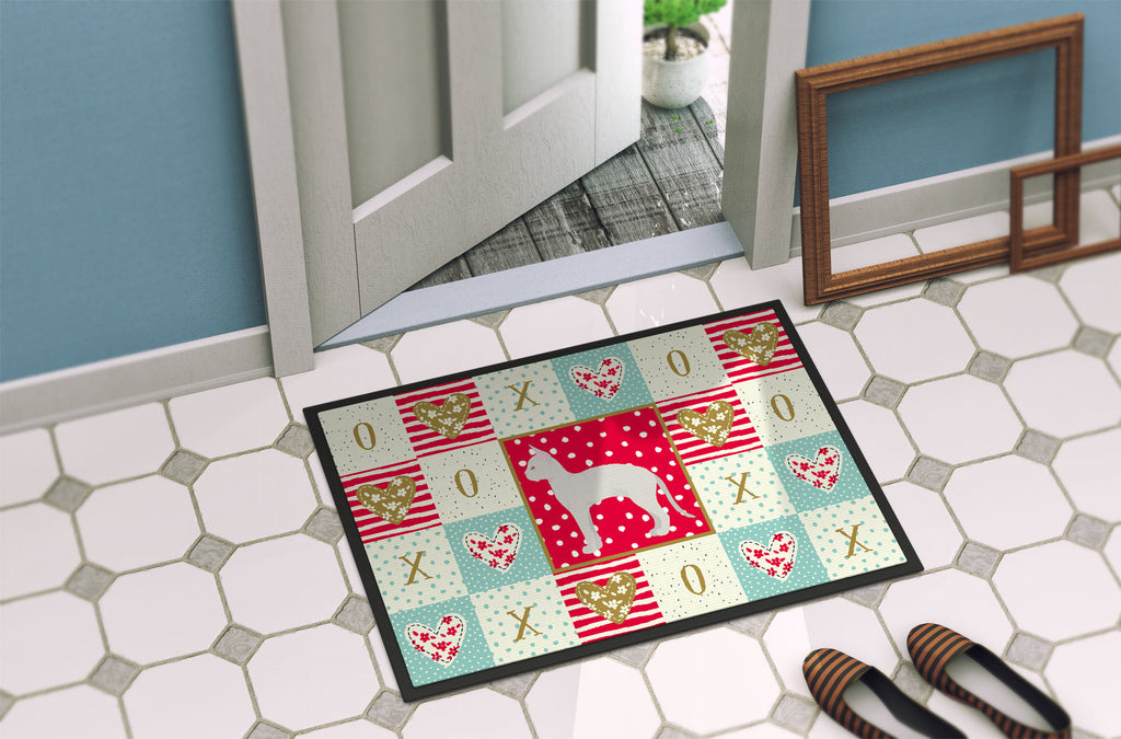 German Rex #3 Cat Love Doormat Indoor Outdoor 24H X 36W Front Door Mat Rugs for Entryway, Non Slip Washable Low Pile,