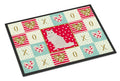 Chantilly Tiffany Cat Love Doormat Indoor Outdoor 18H X 27W Front Door Mat Rugs for Entryway, Non Slip Washable
