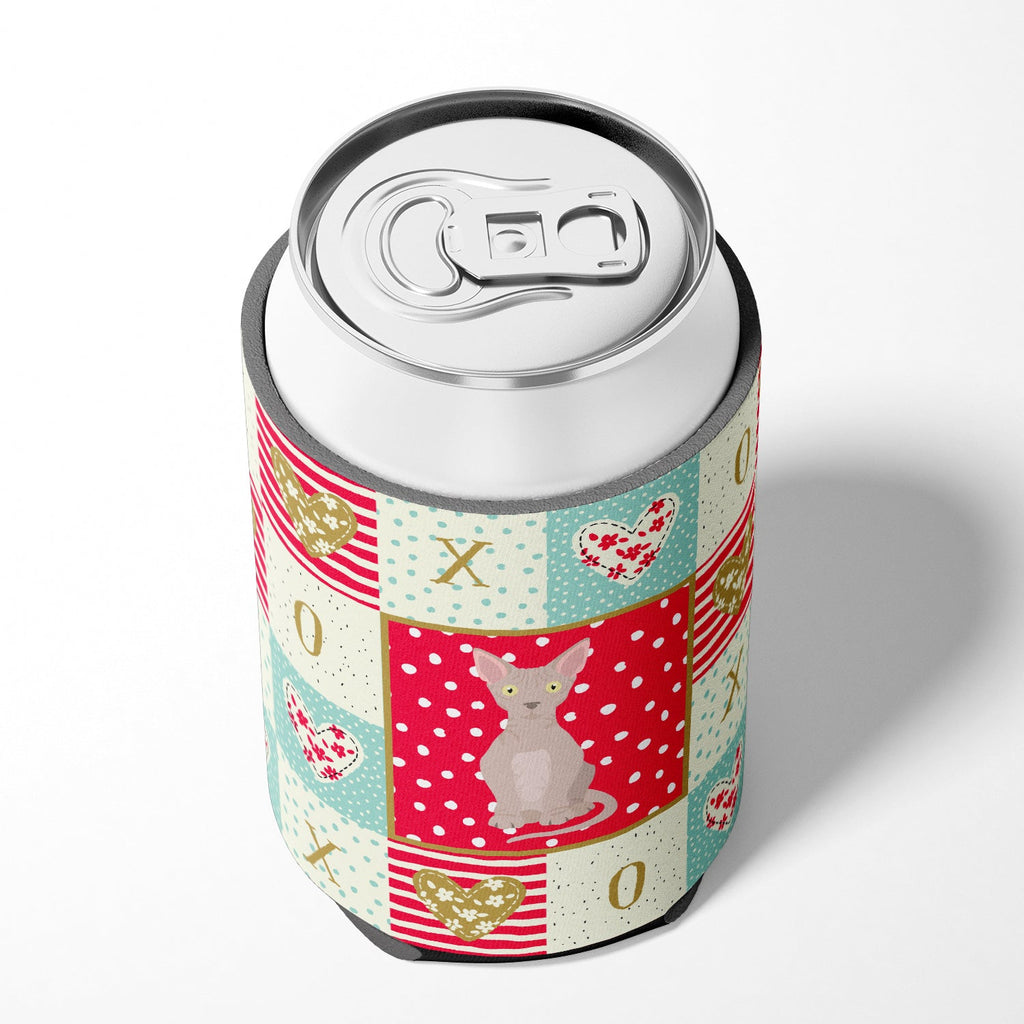 Minskin Cat Love Can or Bottle Hugger Cooler Sleeve for Standard 12 oz Cans, Insulated Foam Beer & Soda Can Hugger Reusable