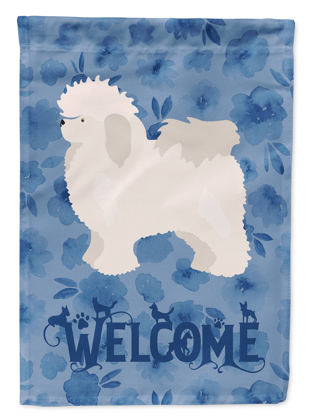 Bolognese Welcome Garden Flag Mailbox Decorative Yard Banner Outside Patio Artwork for Flower Beds, Garden Size, Multicolor
