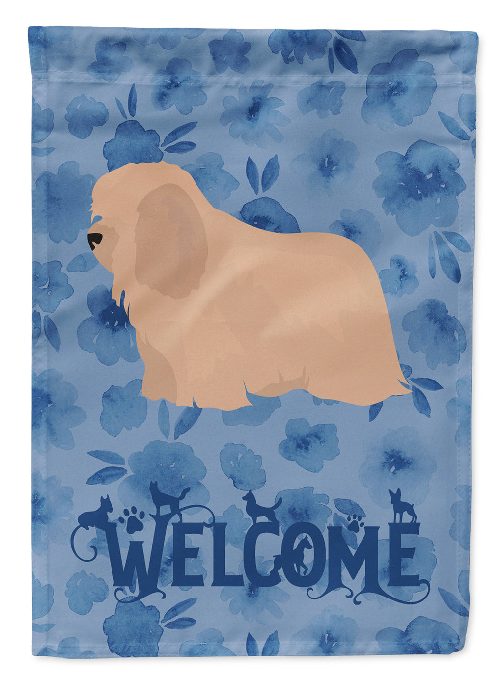 Coton de Tulear #1 Welcome Garden Flag Mailbox Decorative Yard Banner Outside Patio Artwork for Flower Beds, Garden Size, Multicolor