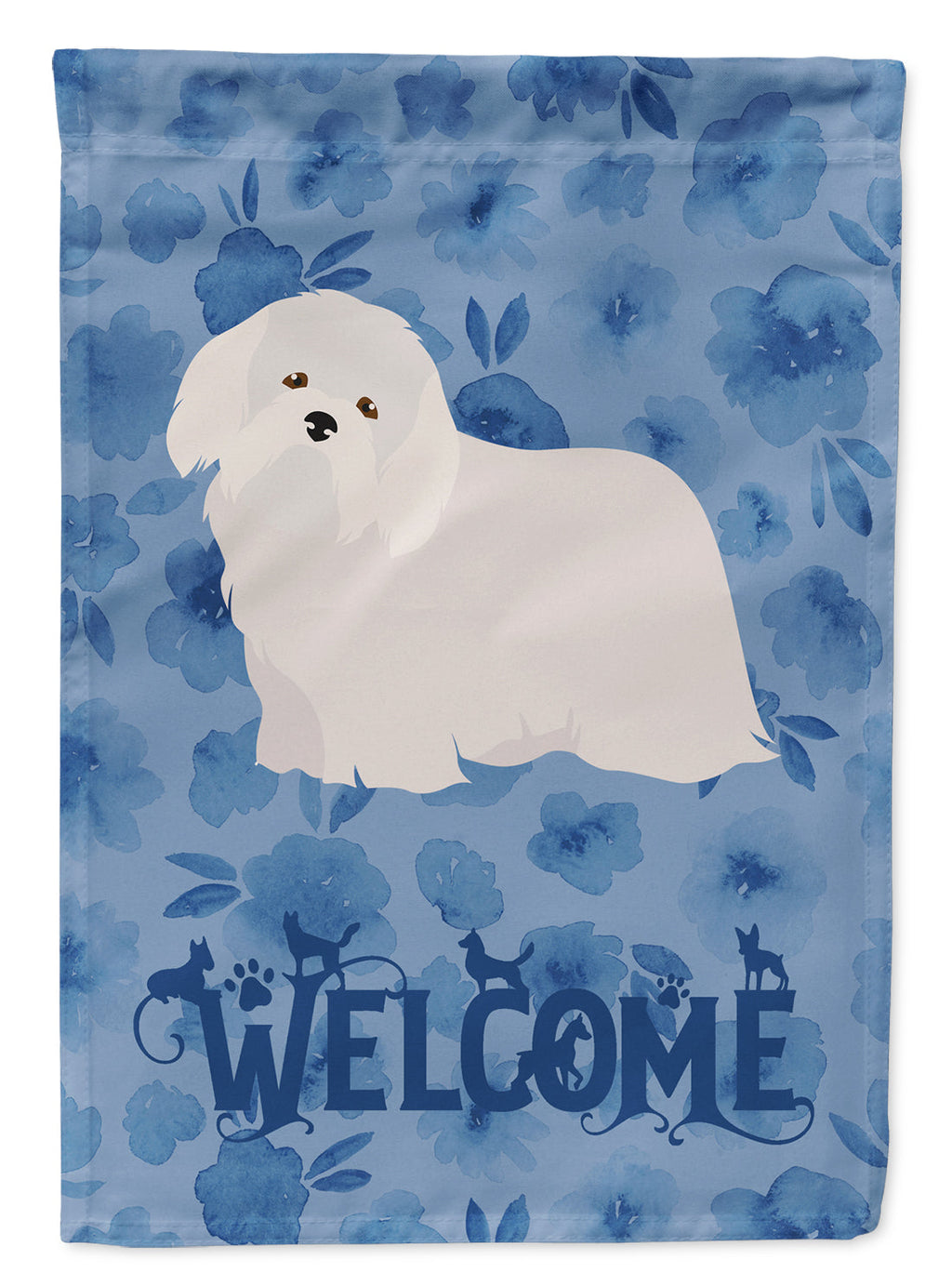 Coton de Tulear #2 Welcome Garden Flag Mailbox Decorative Yard Banner Outside Patio Artwork for Flower Beds, Garden Size, Multicolor