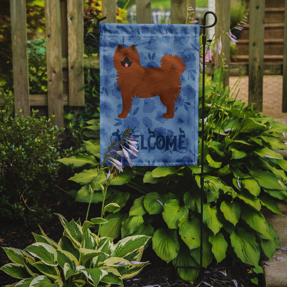 Eurasier Welcome Garden Flag Mailbox Decorative Yard Banner Outside Patio Artwork for Flower Beds, Garden Size, Multicolor