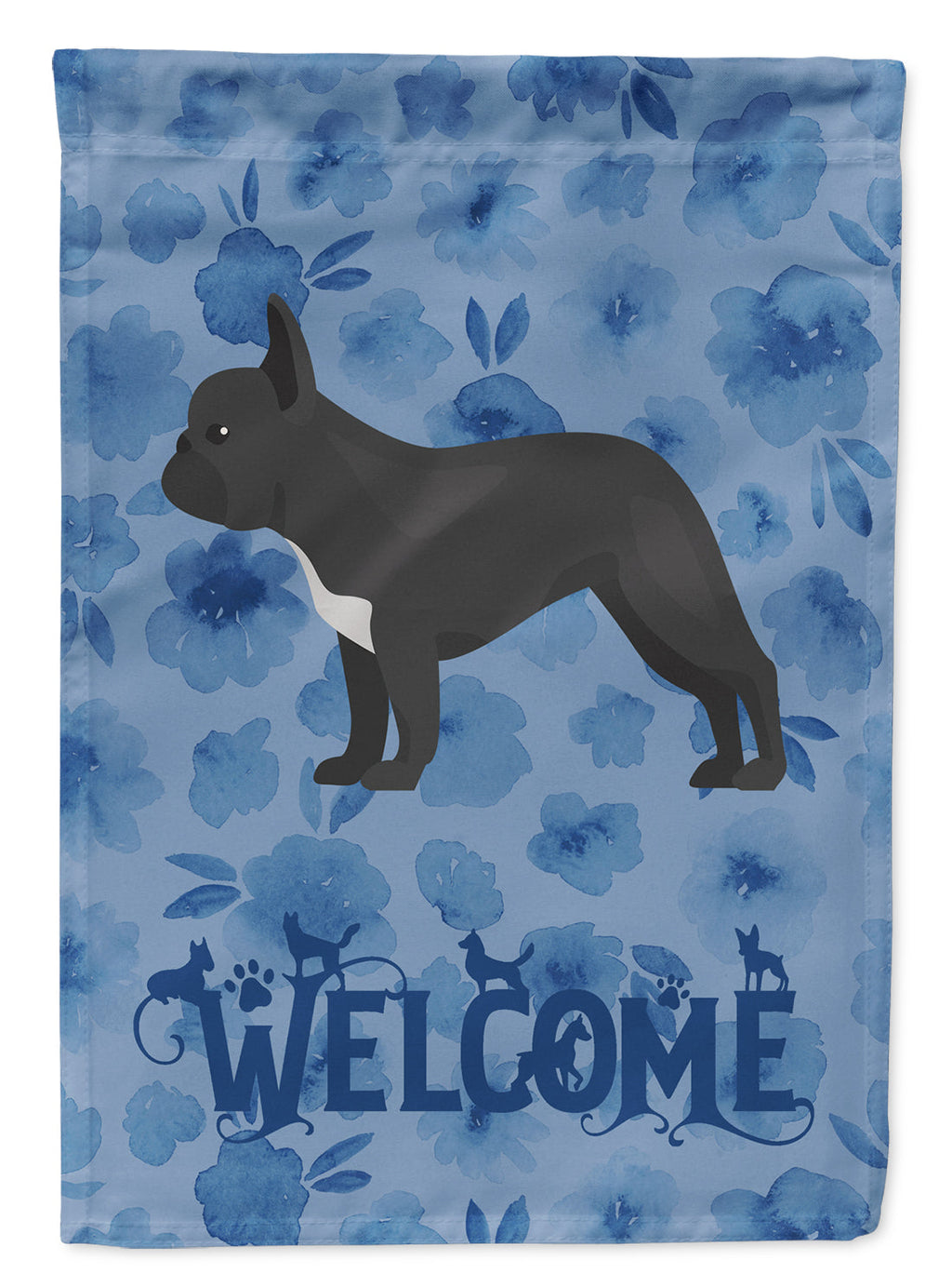French Bulldog #1 Welcome Garden Flag Mailbox Decorative Yard Banner Outside Patio Artwork for Flower Beds, Garden Size, Multicolor