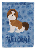 Imperial Shih Tzu Puppy Cut Welcome Garden Flag Mailbox Decorative Yard Banner Outside Patio Artwork for Flower Beds, Garden Size, Multicolor