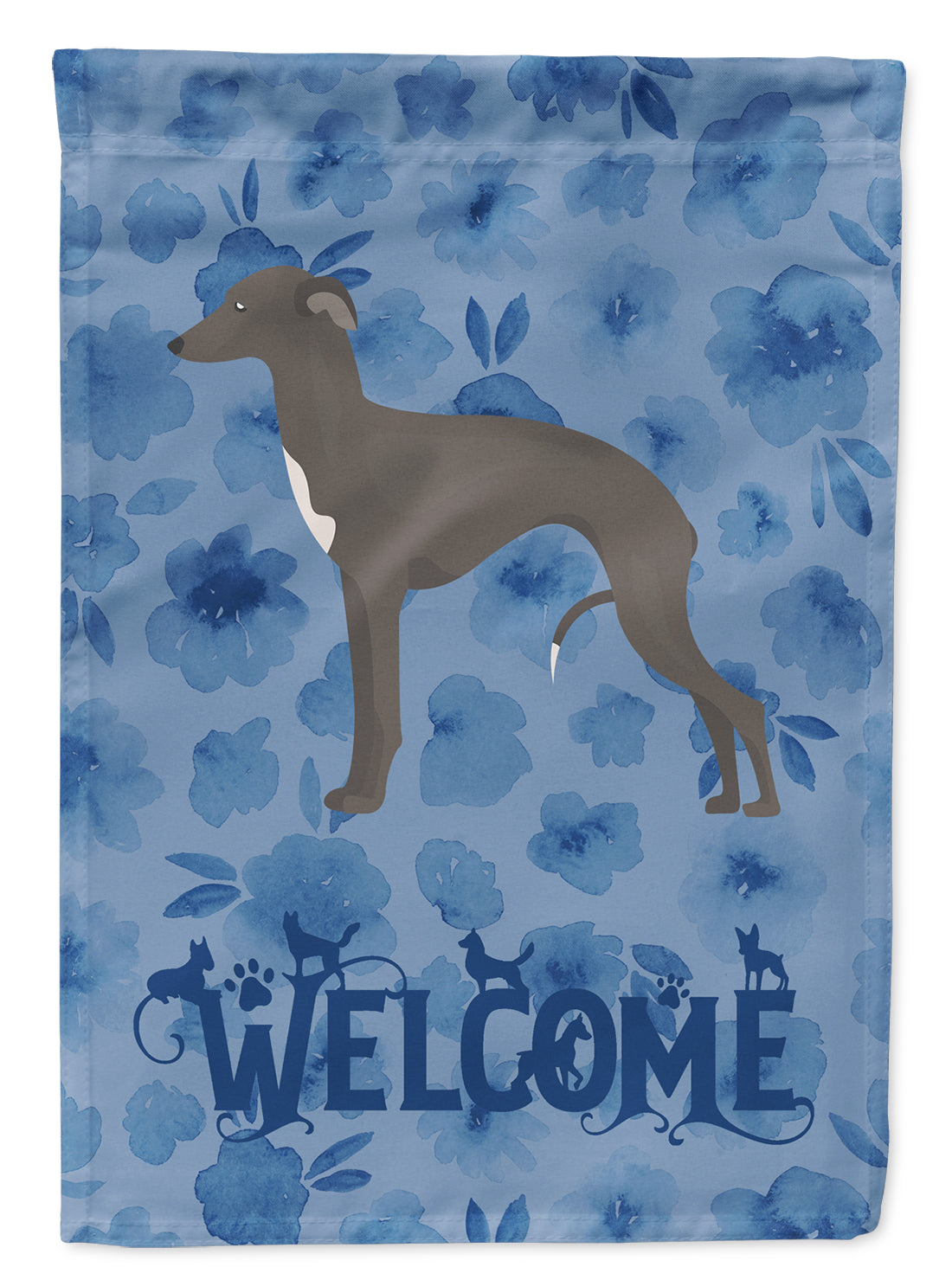 Italian Greyhound #1 Welcome Garden Flag Mailbox Decorative Yard Banner Outside Patio Artwork for Flower Beds, Garden Size, Multicolor