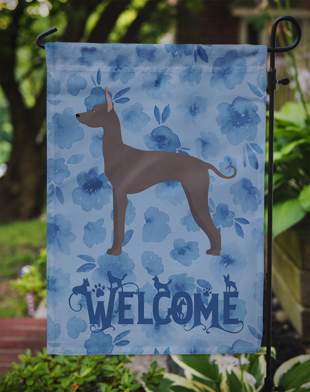 Mexican Hairless Dog #1 Welcome Garden Flag Mailbox Decorative Yard Banner Outside Patio Artwork for Flower Beds, Garden Size, Multicolor