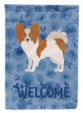 Papillon #1 Welcome Garden Flag Mailbox Decorative Yard Banner Outside Patio Artwork for Flower Beds, Garden Size, Multicolor