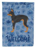 Russian Tor Terrier Welcome Garden Flag Mailbox Decorative Yard Banner Outside Patio Artwork for Flower Beds, Garden Size, Multicolor