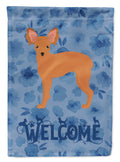 Russian Tor Terrier #2 Welcome Garden Flag Mailbox Decorative Yard Banner Outside Patio Artwork for Flower Beds, Garden Size, Multicolor