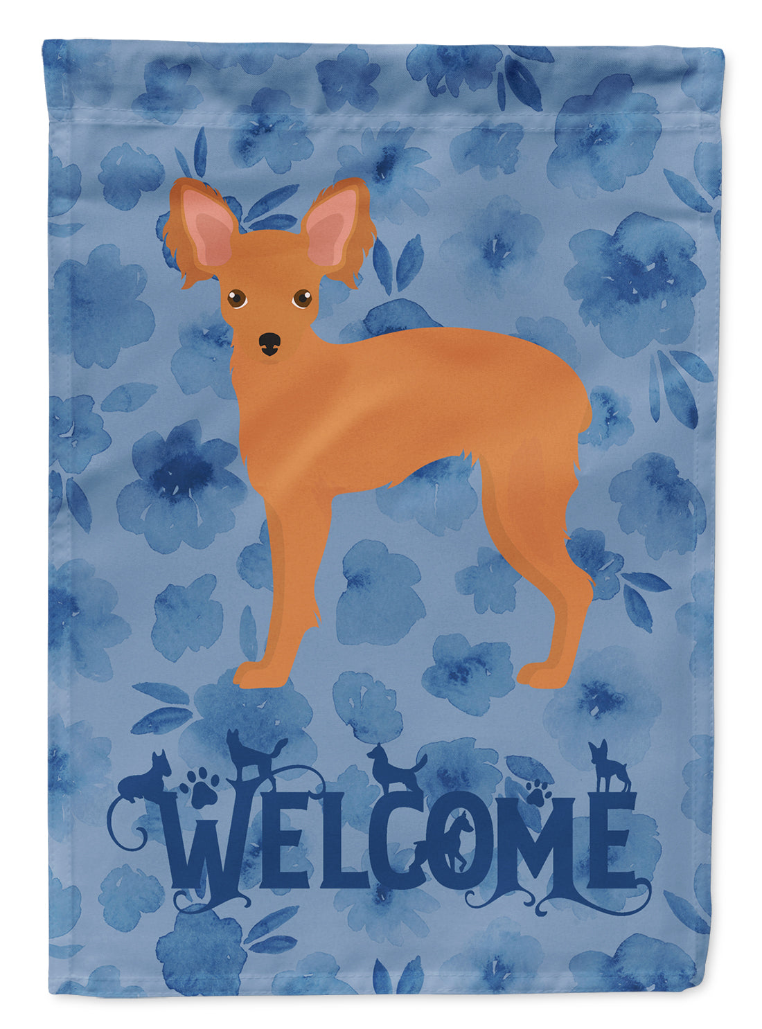 Russian Tor Terrier #2 Welcome Garden Flag Mailbox Decorative Yard Banner Outside Patio Artwork for Flower Beds, Garden Size, Multicolor