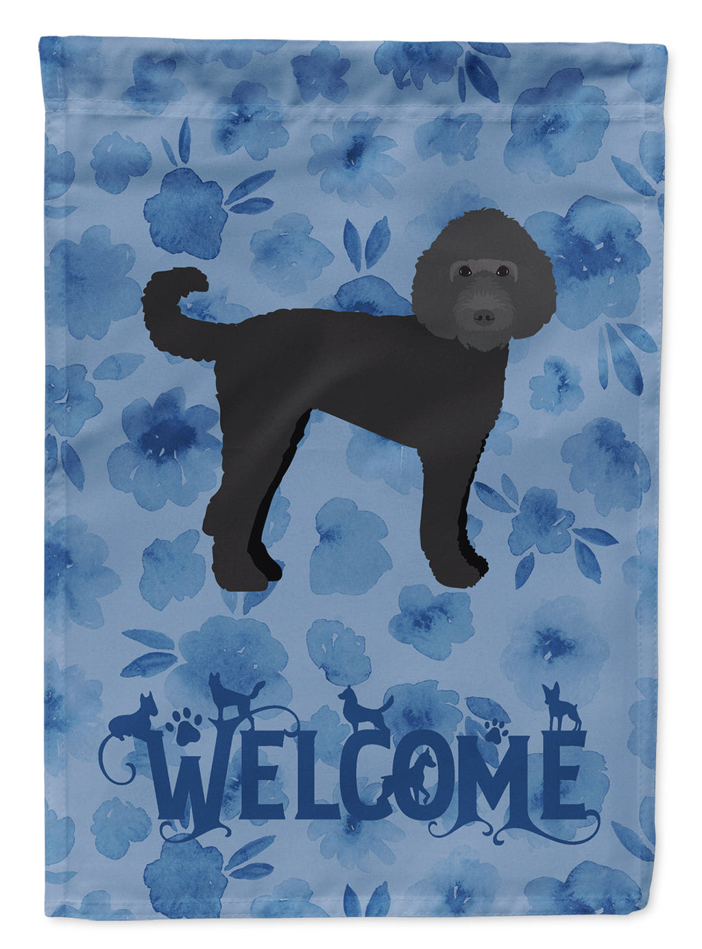 Labradoodle Welcome Garden Flag Mailbox Decorative Yard Banner Outside Patio Artwork for Flower Beds, Garden Size, Multicolor